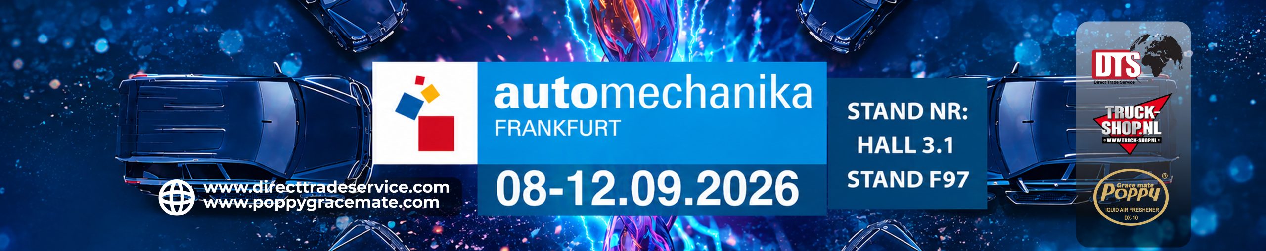 Automechanika Frankfurt 2026 - Hall 3.1, Stand F97